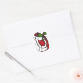 "Flying Fish" Abstract Design Sticker (Envelop)