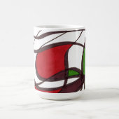 "Flying Fish" Conception abstraite Mug (Centre)