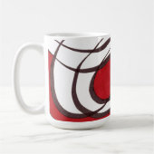 "Flying Fish" Conception abstraite Mug (Gauche)