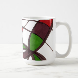 "Flying Fish" Conception abstraite Mug