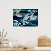 Flying Fish Ono Bakufu Circa 1938 Poster (Keuken)