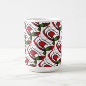 "Flying Fish" Tiled Abstract Design Mug (Centre)