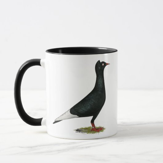 Flying Flight Black Pet Pigeon Mok (Links)