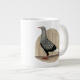 Flying Flight Black Teager Pigeon Grote Koffiekop