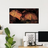 Flying Fox Bat door Vincent van Gogh Poster (Thuiskantoor)