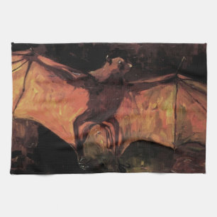 Flying Fox Bat door Vincent van Gogh Theedoek