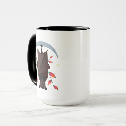 Flying Fox Classic Mug 15oz. Noir (Devant gauche)