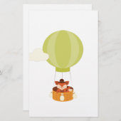 "Flying" Fox I Briefpapier (Voorkant / Achterkant)