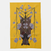 Flying Fox Mosterd Keukenhanddoek (Verticaal)