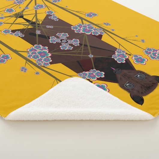 Flying Fox Mosterd Sherpa Deken (3 maten) (3/4)