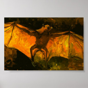 Flying Fox Van Gogh Fine Art Painting Poster