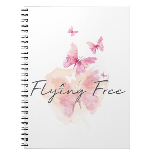Flying Free Spiral Journal (Devant)