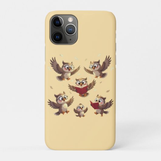 "Flying Funny Owls – Disney Cartoon Style" Case-Mate iPhone Case (Achterkant)