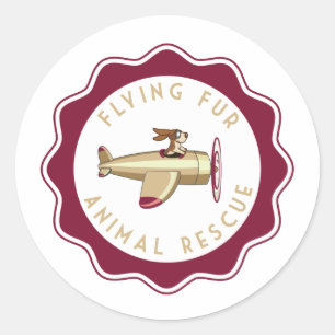 Flying Fur - Dog Pilot Sticker