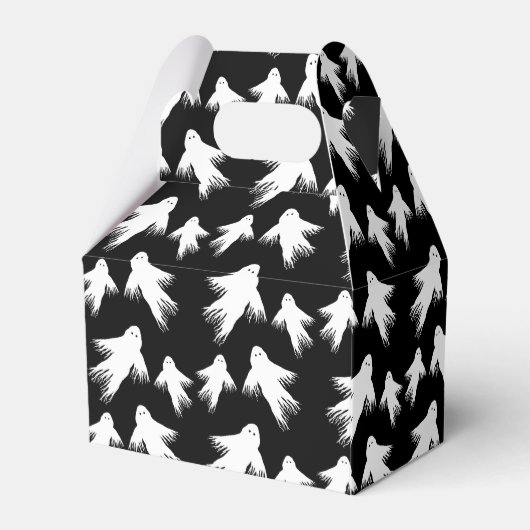 Flying Ghosts Trick or treat Goodie Box Bedankdoosjes (Achterkant)