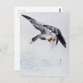 Flying Goose, Watanabe Seitei Briefkaart (Voorkant / Achterkant)