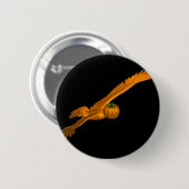 Flying Halloween Eagle Ronde Button 5,7 Cm (Voorkant /achterkant)