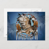 Flying Hawk Dreamweaver Briefkaart (Voorkant / Achterkant)