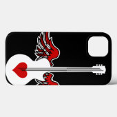 Flying Heart Guitar Coque-Mate coque iphone (Verso (horizontal))