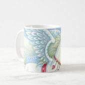 Flying Hearts Unicorn CLASSIC PEGASUS MUG (Devant gauche)