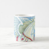 Flying Hearts Unicorn CLASSIC PEGASUS MUG (Centre)