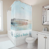 Flying High at Low Tide Shower Curtain Douchegordijn (In situ)