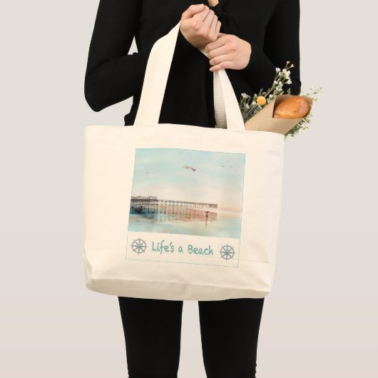 Flying High at Low Tide Tote Bag (Devant (produit))