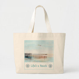 Flying High at Low Tide Tote Bag