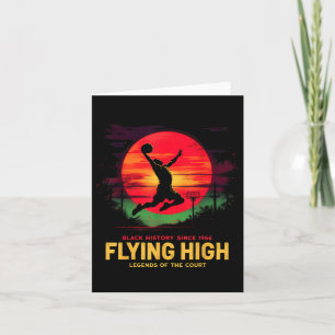 Flying High Black Geschiedenis Basketball Legends Kaart