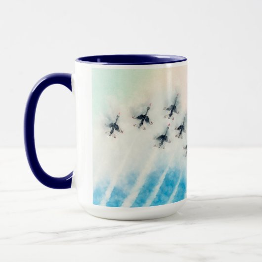 Flying High: De USAF Thunderbirds Custom Mok (Links)