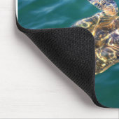 Flying Honu Mousepad - Green Zee Turtle Muismat (Hoek)