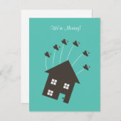 Flying House - We are Moving - Carte postale (Devant / Derrière)