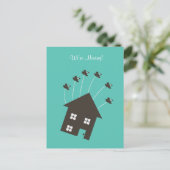 Flying House - We are Moving - Carte postale (Debout devant)