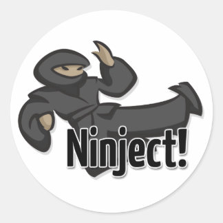 Flying Kick Sticker injecteren