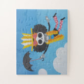 Flying King Skull Legpuzzel (Verticaal)