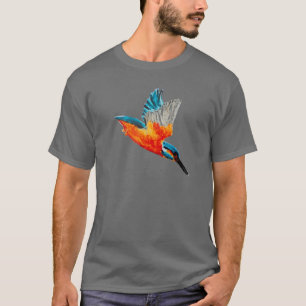 Flying Kingfisher Art T-shirt