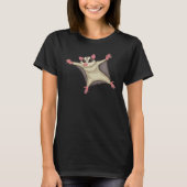 Flying Kite Squirrel Squirrels Animal Graphic T-shirt (Voorkant)