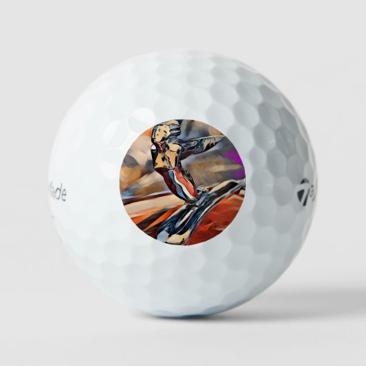Flying Lady Golf Ball Golfballen (Voorkant)