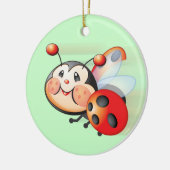 Flying Ladybug Ornament (Links)
