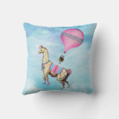 Flying Llama Pillow Kussen (Achterkant)