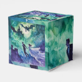 Flying Lovers - Waterverf Schilderen Bedankdoosjes (Achterkant)