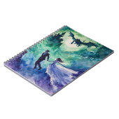 Flying Lovers - Waterverf Schilderen Notitieboek (Linkerzijde)