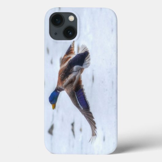 Flying Mallard Drake Wildlife Gift Case-Mate iPhone Case (Achterkant)