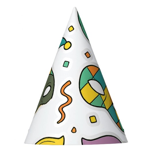 Flying Masks Feesthoedjes (Voorkant)