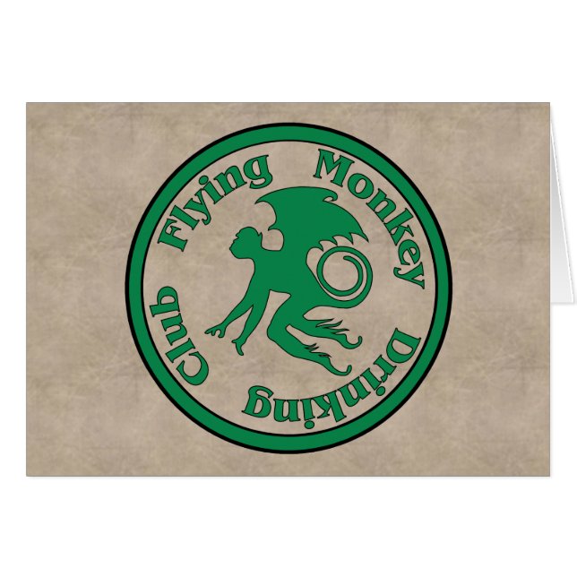 Flying Monkey Drink Club (Voorkant Horizontaal)