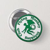 Flying Monkey Drink Club Ronde Button 5,7 Cm (Voorkant /achterkant)