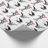 Flying Monkey Tin Man Wizard of Oz paper love Cadeaupapier (Hoek)