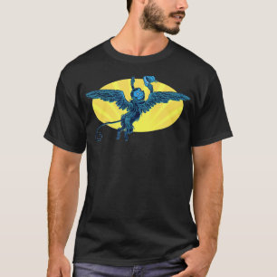 Flying Monkey Waving Goodbye Sunset Wizard of Oz T-shirt
