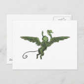 Flying Monkey, Wizard of Oz Briefkaart (Voorkant / Achterkant)