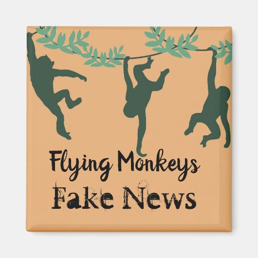 Flying Monkeys Fridge Magnet Magneet (Voorkant)